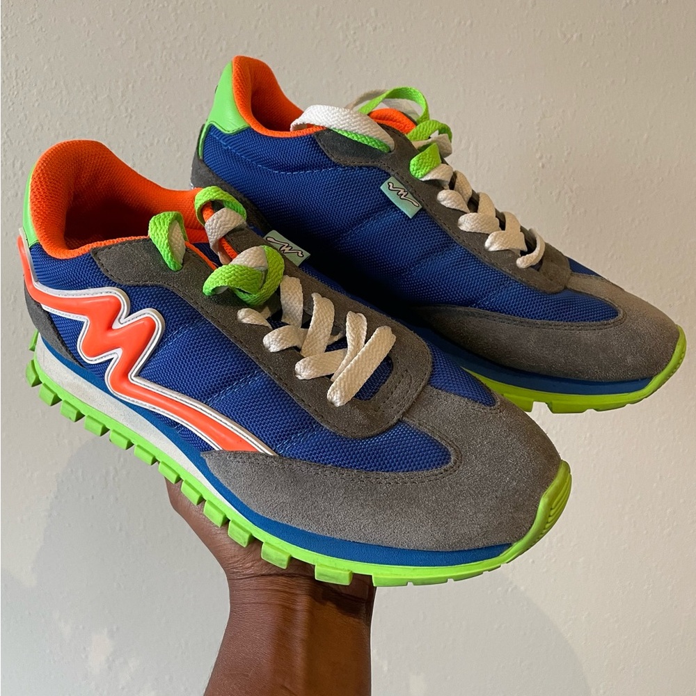 Sold MARC JACOBS The Jogger sneakers in multi blue green and orange Euro 37 US 7
